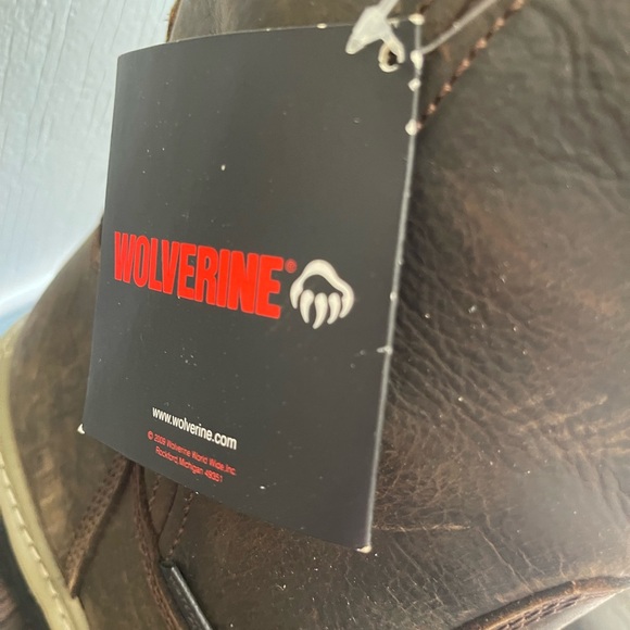 Wolverine Men's Dark Brown Leather Boots NWT - Picture 2 of 12